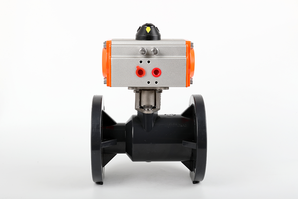 盐都气动法兰一体球阀